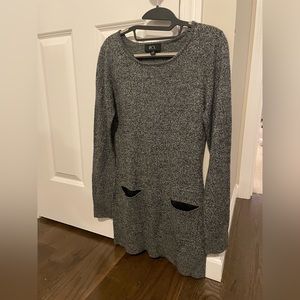Brand new, leather pocket, sweater dress!